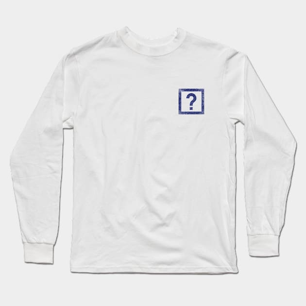 Question Mark Long Sleeve T-Shirt by Infectee